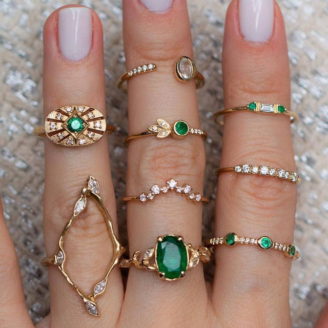Summer Boho Ring Sets