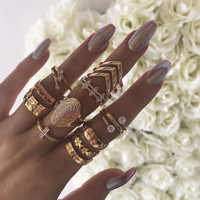 Summer Boho Ring Sets