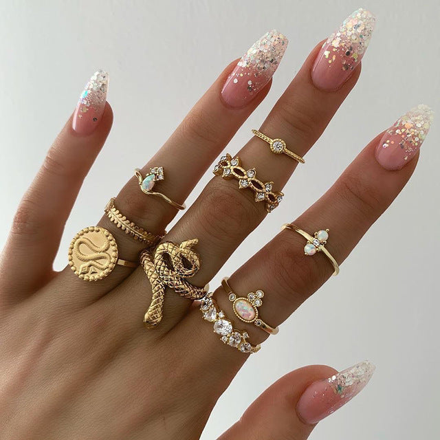 Summer Boho Ring Sets
