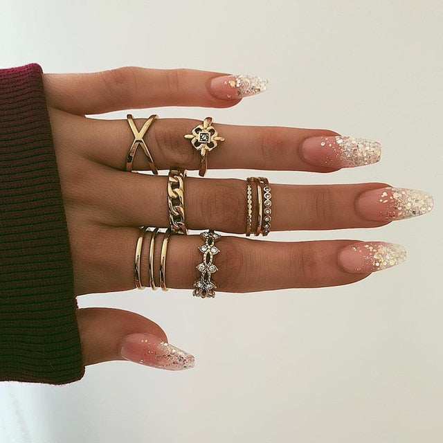 Summer Boho Ring Sets