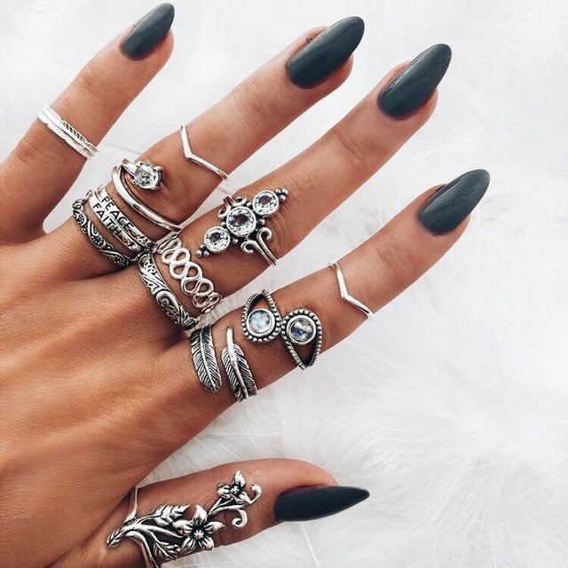 Summer Boho Ring Sets